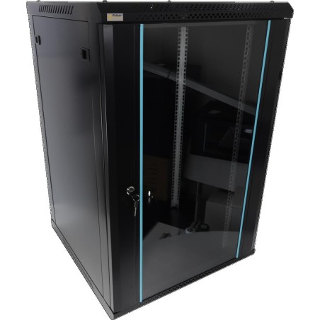 Szafa RACK Pulsar 18U / 19” wisząca do złożenia 600x600 czarna
