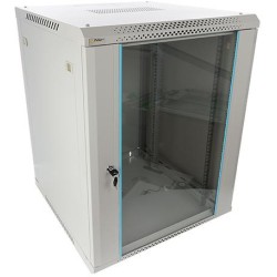 Szafa RACK Pulsar 15U / 19” wisząca do złożenia 600x600 szara