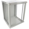 Szafa RACK Pulsar 15U / 19” wisząca do złożenia 600x600 szara
