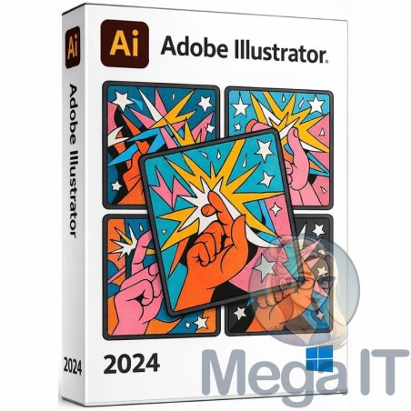 Illustrator 2024 - Licencja Wieczysta - MegaIT