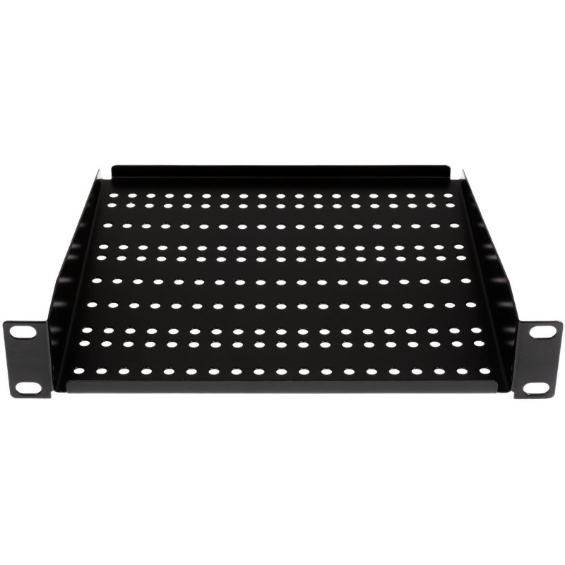 Półka do szafy RACK 10" 1U 200mm z otworowaniem (ADD-RACK10-1PU1)