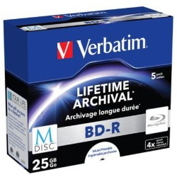 Płyty Blu-Ray Verbatim BD-R SL Printable 25GB (5szt.)