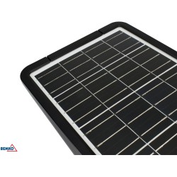SOLARNA OPRAWA ULICZNA LED SOLGER 20W 3000LM 3000/4000/6000K IP65 CZARNA CZ. PIR