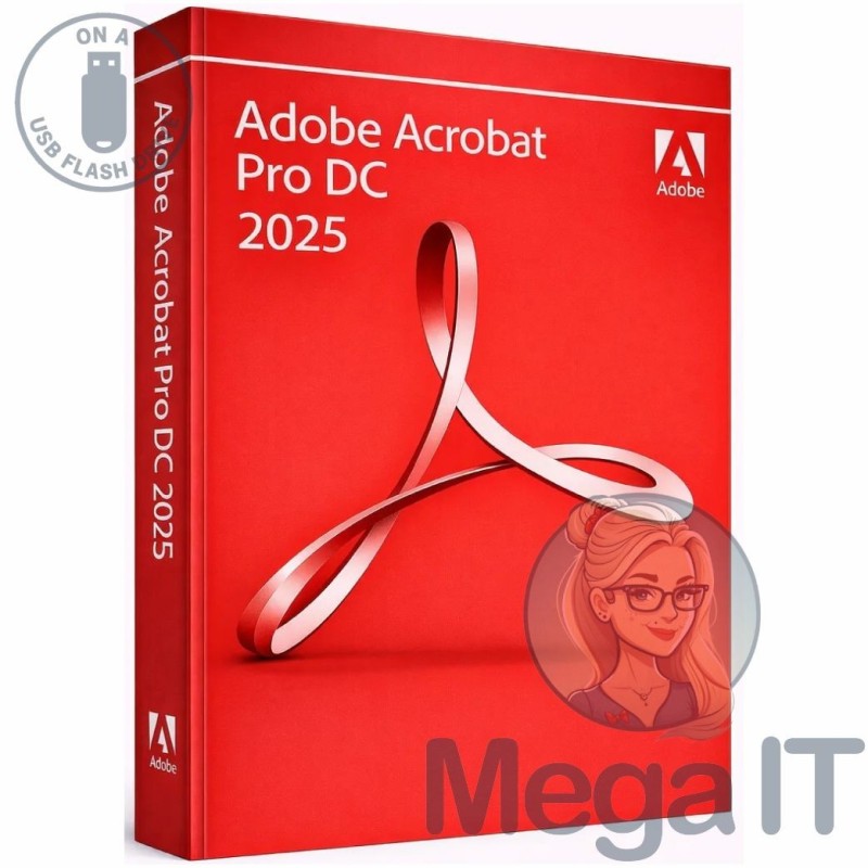 Acrobat DC Pro 2025 - Licencja Wieczysta (LifeTime) - MegaIT