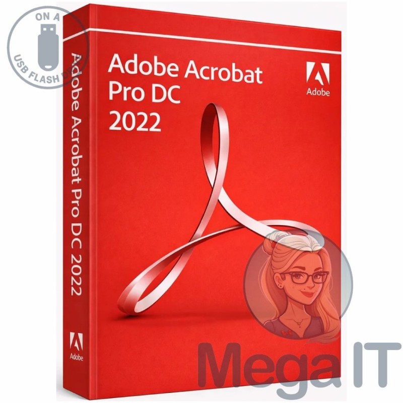 Acrobat DC Pro 2022 - Licencja Wieczysta (LifeTime) - MegaIT