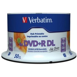 Płyty DVD+R DL Verbatim Inkjet Printable (50szt)