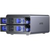 Unitek Obudowa RAID do dysku SATA 2.5''/3.5'' 4 tryby 40TB USB C 10Gb/s