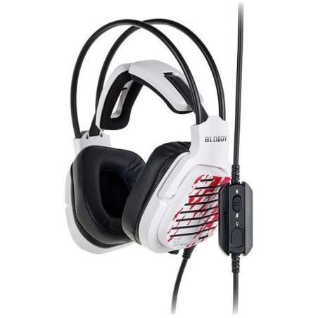 Słuchawki komputerowe A4TECH BLOODY G565 Enegry White