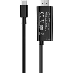 Unitek Kabel USB-C do HDMI 4K@60Hz z portem USB-C PD 100W