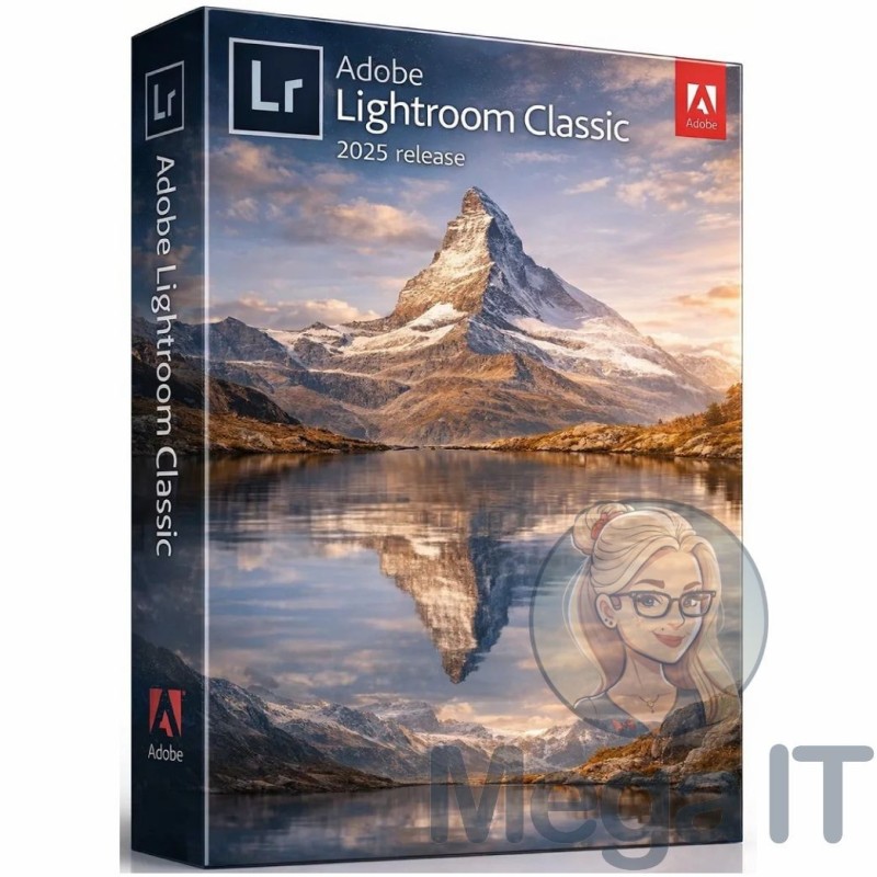 Lightroom Classic 2025 - Licencja Wieczysta - MegaIT
