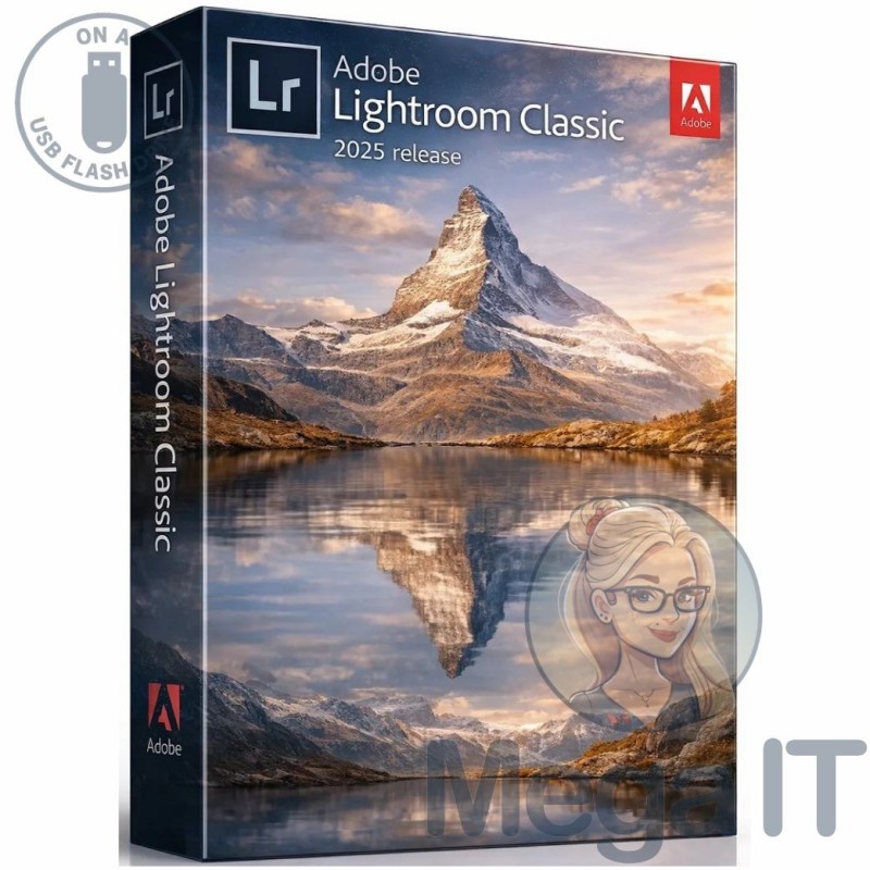 Lightroom Classic 2025 - Licencja Wieczysta - MegaIT