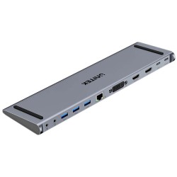 Stacja dokująca Unitek USB-C z DisplayLink 4K | 4K@30Hz | 5Gbps | PD 100W
