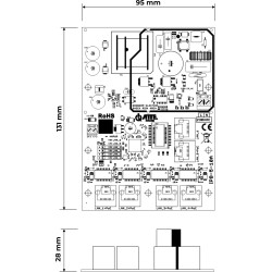 Switch PoE 6 portowy ze zintegrowanym zasilaczem ATTE IPB-5-10A-OF