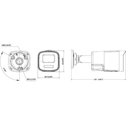 Kamera IP Hikvision DS-2CD1T67G3-LIUF/SL(2.8mm)
