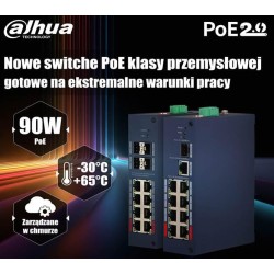 Switch Dahua CHS4412-8GT-125