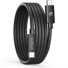 Orico Przewód Thunderbolt 5 USB-C 80Gbps, 240W, 8K@60Hz, 1,5m, czarny