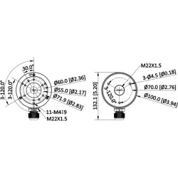 ADAPTER HIKVISION DS-1280ZJ-S