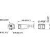 Kamera IP Hikvision DS-2CD2T43G2P-LISU/SL(180°)(O-STD)