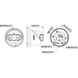 Kamera IP Hikvision DS-2CD2343G2P-LISU/SL(180°)(O-STD)