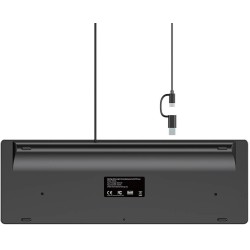 Klawiatura przewodowa Unitek SlimTap USB-C/USB-A