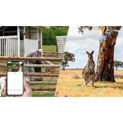 Kamera IP Ezviz EB8 PRO 4G Ranger Kit 8MP z panelem słonecznym 8W 4G Wi-Fi moro