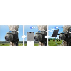 Kamera IP Ezviz EB8 PRO 4G Ranger Kit 8MP z panelem słonecznym 8W 4G Wi-Fi moro
