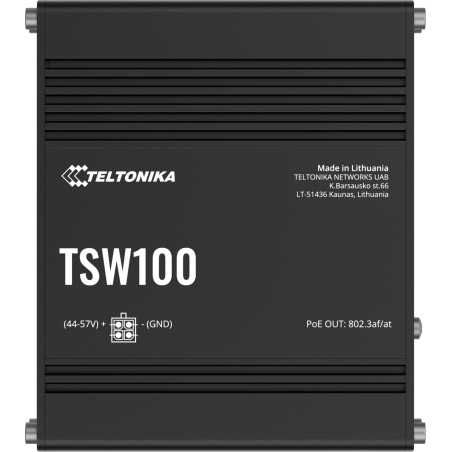 Teltonika TSW100 switch przemysłowy PoE (TSW100010000)