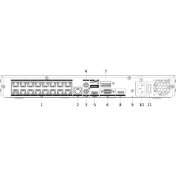 Rejestrator IP Hikvision DS-7616NXI-K2/16P/VPro