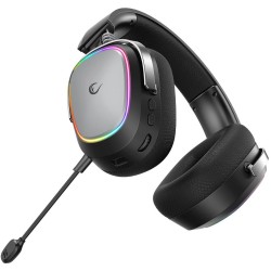 Słuchawki Rampage RETSU Słuchawki bezprzewodowe nauszne BT 2.4G RGB czarne