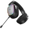 Słuchawki Rampage RETSU Słuchawki bezprzewodowe nauszne BT 2.4G RGB czarne