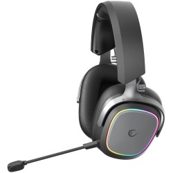 Słuchawki Rampage RETSU Słuchawki bezprzewodowe nauszne BT 2.4G RGB czarne