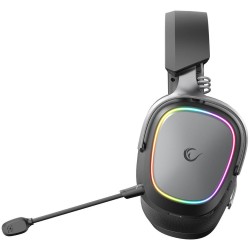 Słuchawki Rampage RETSU Słuchawki bezprzewodowe nauszne BT 2.4G RGB czarne