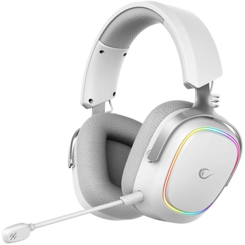 Słuchawki Rampage RETSU Słuchawki bezprzewodowe nauszne BT 2.4G RGB białe