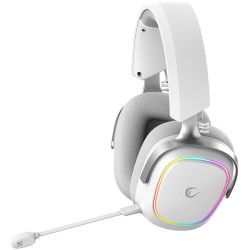 Słuchawki Rampage RETSU Słuchawki bezprzewodowe nauszne BT 2.4G RGB białe
