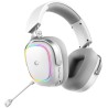 Słuchawki Rampage RETSU Słuchawki bezprzewodowe nauszne BT 2.4G RGB białe