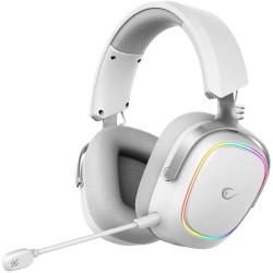 Słuchawki Rampage RETSU Słuchawki bezprzewodowe nauszne BT 2.4G RGB białe