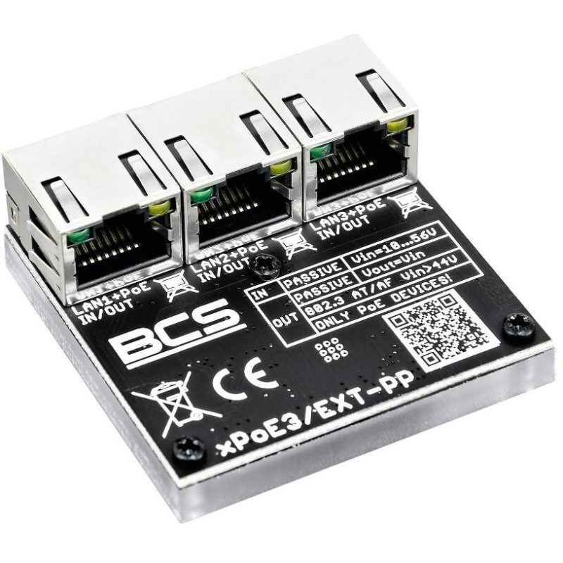 Switch POE BCS POWER BCS-xPoE3/EXT-PP