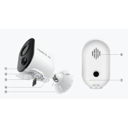Kamera IP Reolink Argus B350 z panelem solarnym