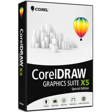 Corel DRAW X5 SE ENG - Licencja Wieczysta (LifeTime) - MegaIT