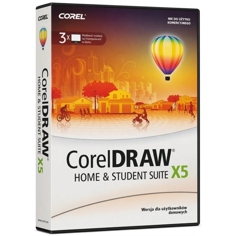 Corel DRAW Home & Student Suite X5 - Licencja Wieczysta (LifeTime) - MegaIT