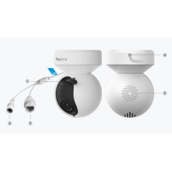 Kamera IP Reolink E Series E560P 8MP PoE biała