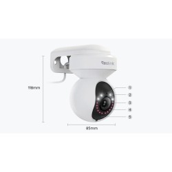 Kamera IP Reolink E Series E560P 8MP PoE biała
