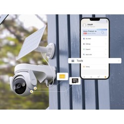 Kamera IP Imou AOV PT Kit 5MP 2.4GHz Wi-Fi i 4G z panelem solarnym, kartą pamięci 32GB i kartą SIM
