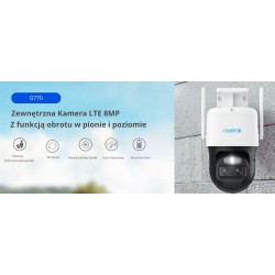 Kamera IP Reolink Trackmix Series G770 8MP LTE akomulatorowa z Panelem Solarnym