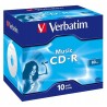 Płyty CD-R Verbatim HP Music jewel box (10szt)