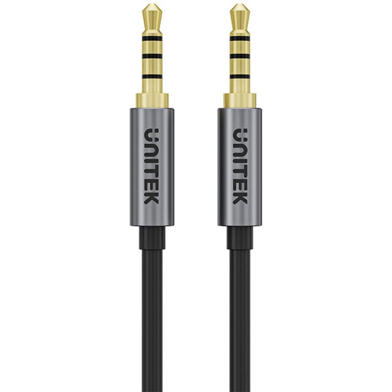 Unitek Adapter AUX 3,5 mm jack (męski–męski) 1m