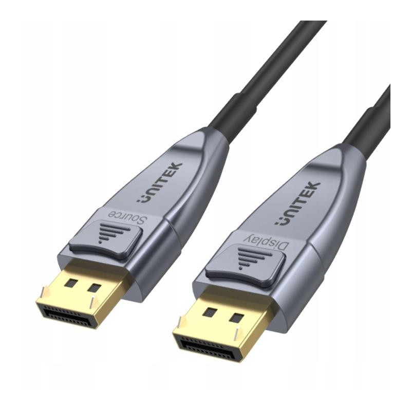 Unitek kabel optyczny DisplayPort 1.4 AOC 8K 10m