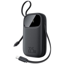 Powerbank Baseus EnerFill FC31 QPow3 20000 mAh 22,5 W PD 3.0 QC 3.0 czarny + kabel USB-C i Lighthing