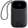Powerbank Baseus EnerFill FC31 QPow3 20000 mAh 22,5 W PD 3.0 QC 3.0 czarny + kabel USB-C i Lighthing