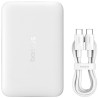Powerbank Baseus EnerFill FM11 Ultra-Mini 10000 mAh 22,5 W PD 3.0 QC 3.0 biały MagSafe + kabel USB-C